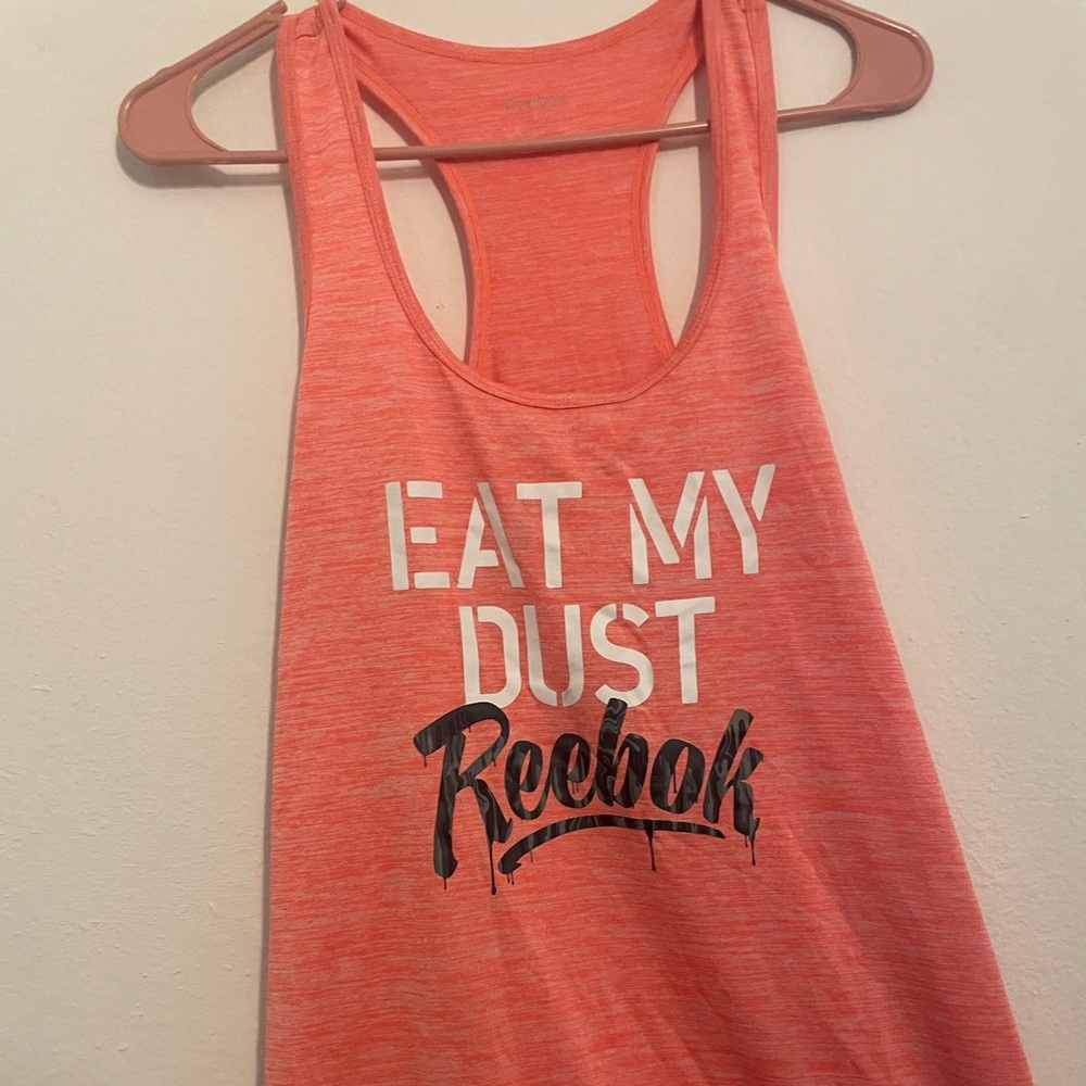 REEBOK Racerback Workout Tee 🧡